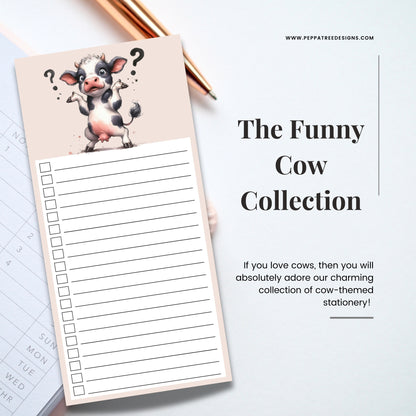 Funny Cow Notepad