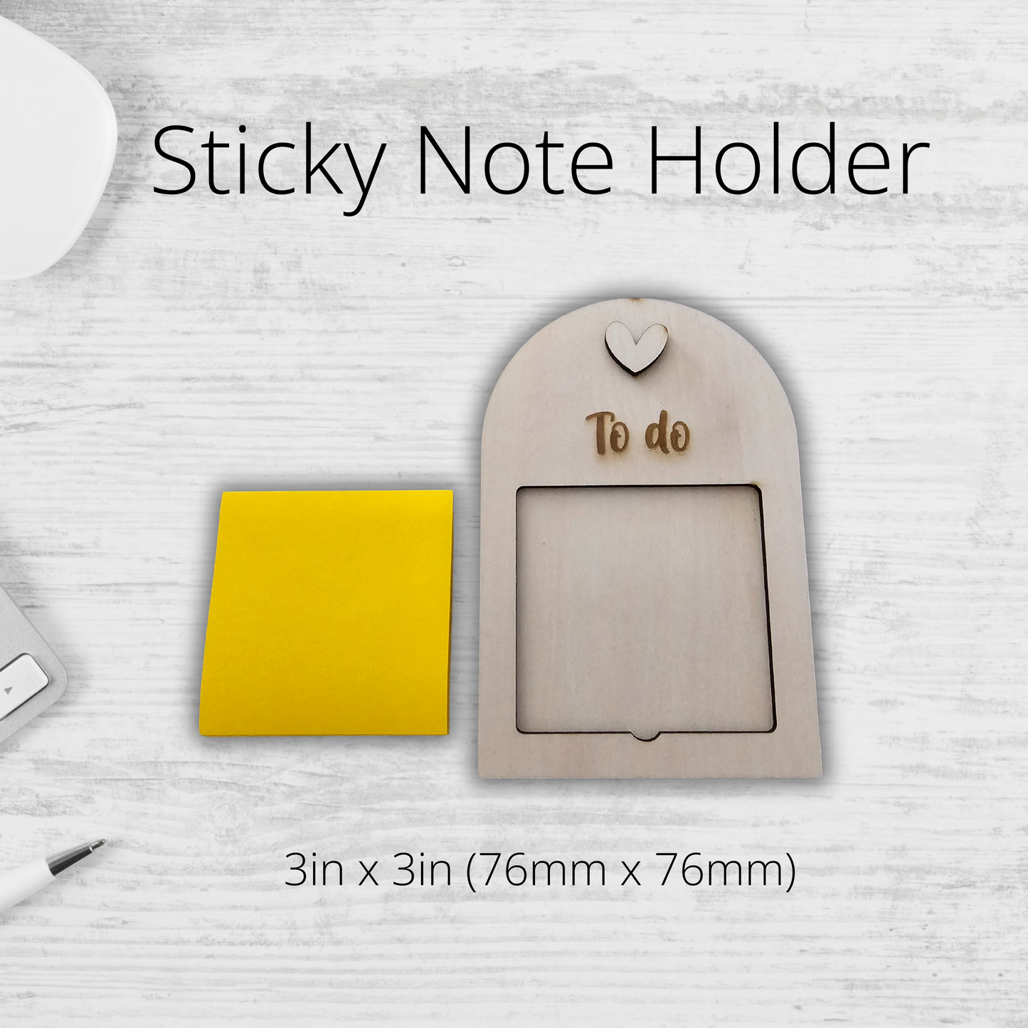 Sticky Note Holder - PeppaTree Designs