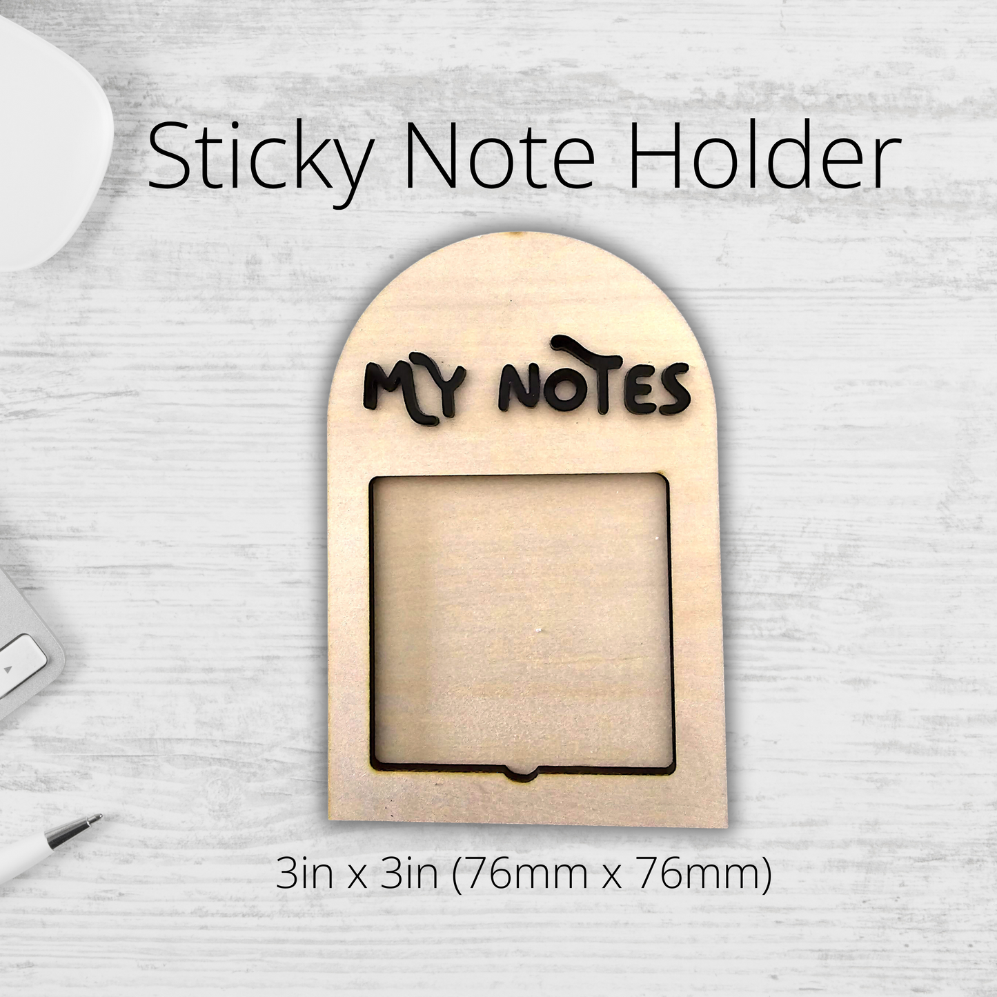 Sticky Note Holder - PeppaTree Designs