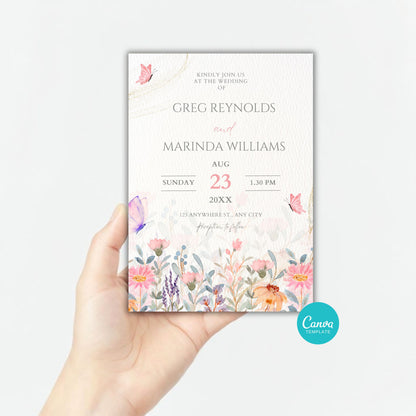 Spring Floral and Butterfly Wedding Bundle