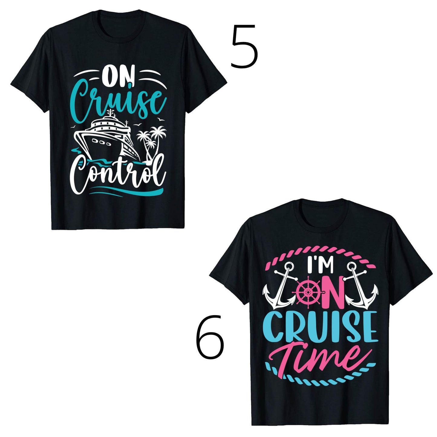 Cruise T-shirts - Various Styles - PeppaTree Designs