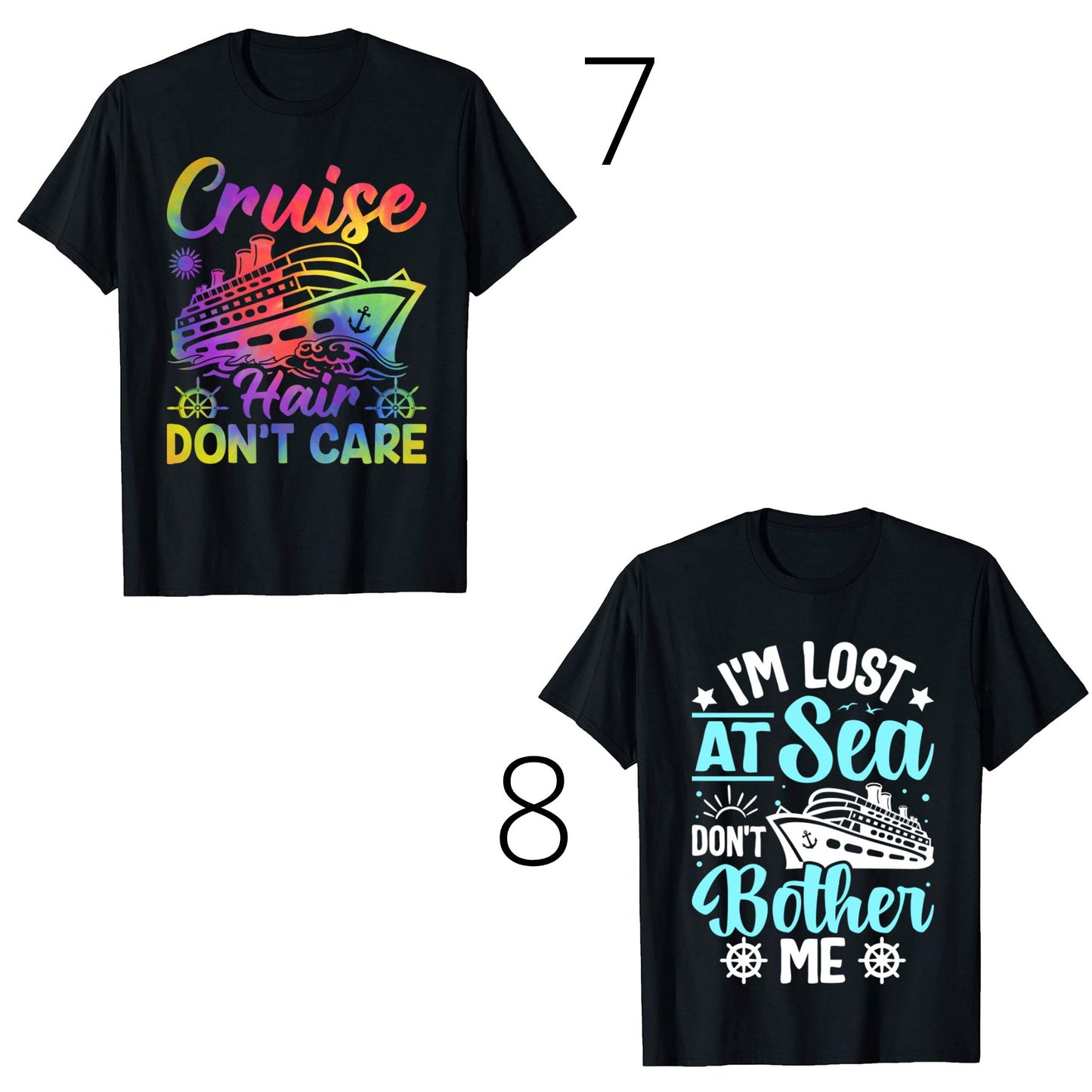 Cruise T-shirts - Various Styles - PeppaTree Designs