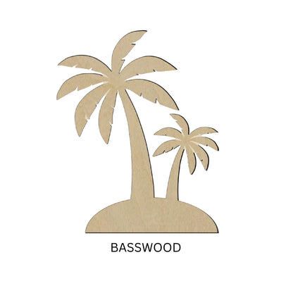 Wooden Palm Tree Wall Decor