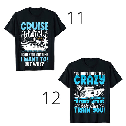 Cruise T-shirts - Various Styles - PeppaTree Designs