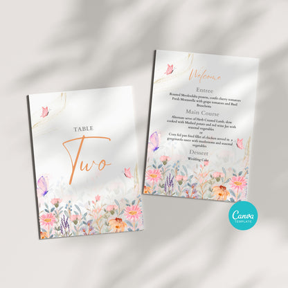 Spring Floral and Butterfly Wedding Bundle