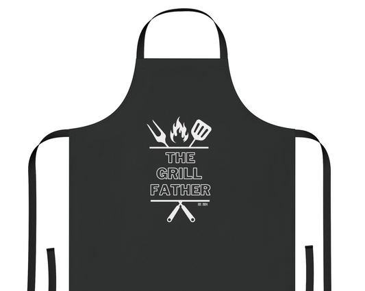 The Grillfather BBQ Cotton Apron with Est. Year