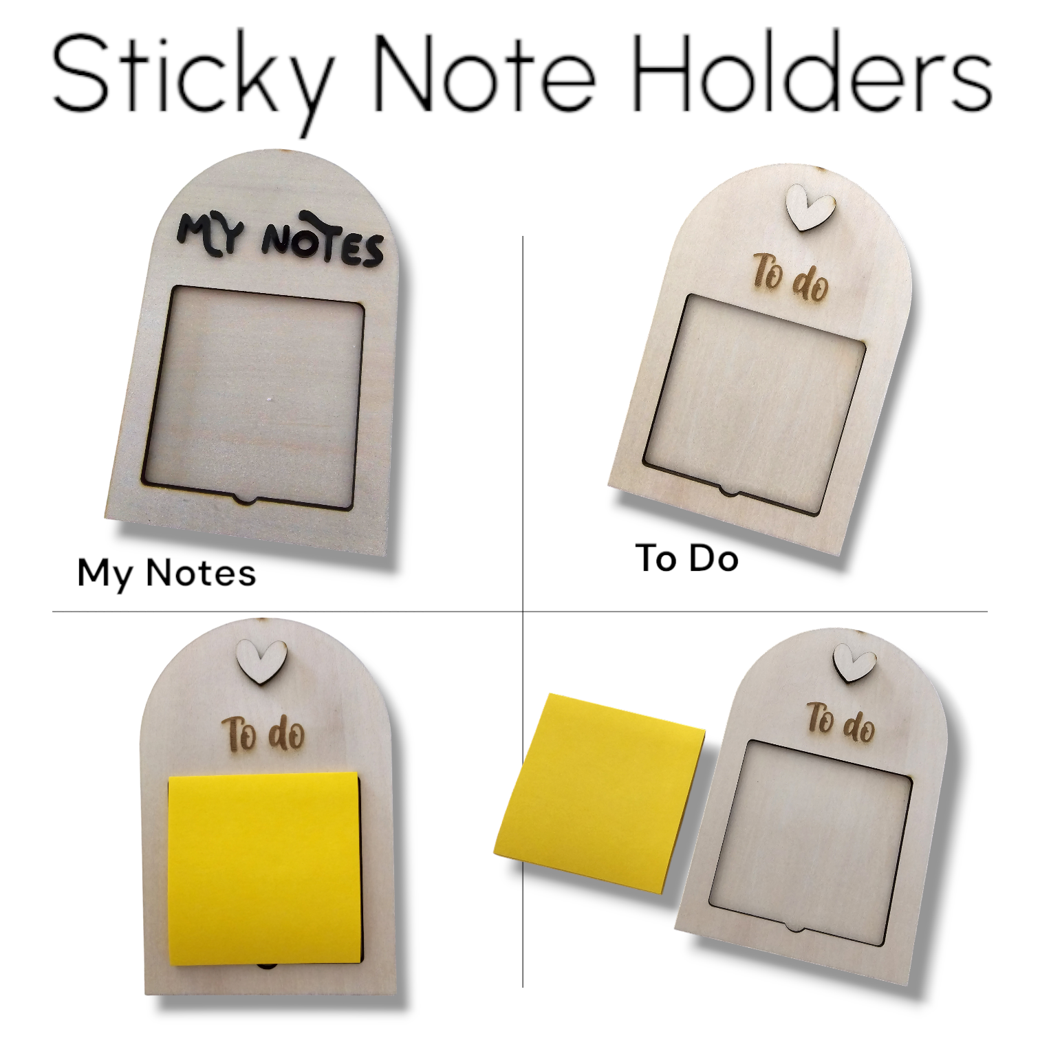 Sticky Note Holder - PeppaTree Designs