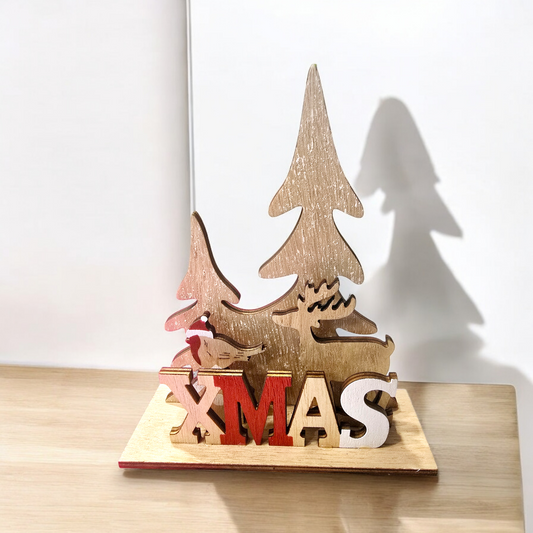 3d reindeer Christmas tree bird xmas table ornament - PeppaTree Designs