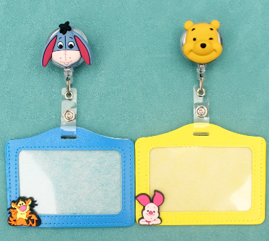 Kids Cartoon Id Card Holders and Retractable Badge Reels - PeppaTree Designs