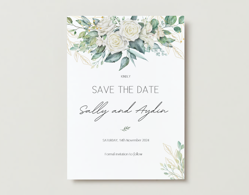 Evergreen Bliss Greenery Wedding Bundle Templates #W001 - PeppaTree Designs