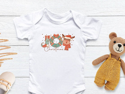 Joy Christmas Bodysuit | Christmas Baby Bodysuit, Personalised Christmas, Baby's Christmas